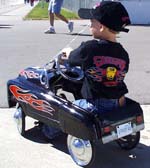 GoodGuy in Pedal Car