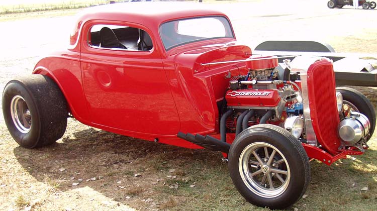 33 Ford Chopped 3W Hiboy Coupe