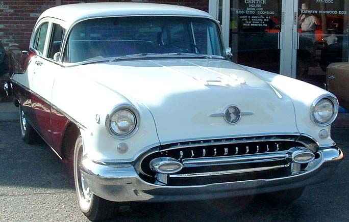 55 Oldsmobile 4dr Sedan