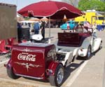 34 Ford Cabriolet w/Coke Trailer