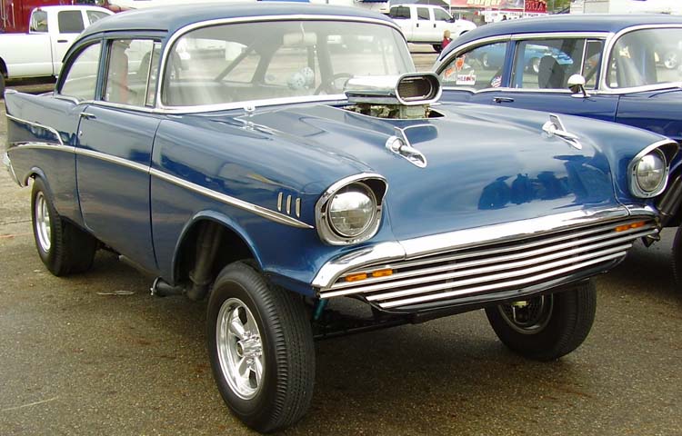 57 Chevy 2dr Sedan Gasser