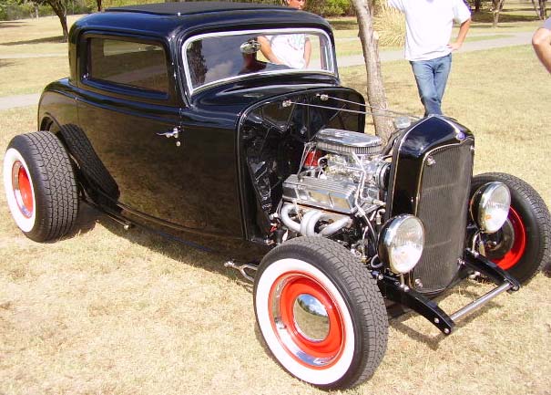 32 Ford Hiboy Chopped 3W Coupe