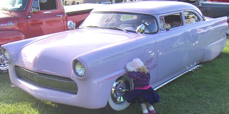 55 Ford Chopped Tudor Sedan Custom