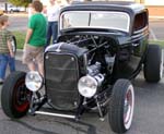 32 Ford Hiboy Chopped 3W Coupe